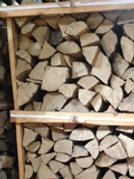 Openhaard hout aangeleverd per kist